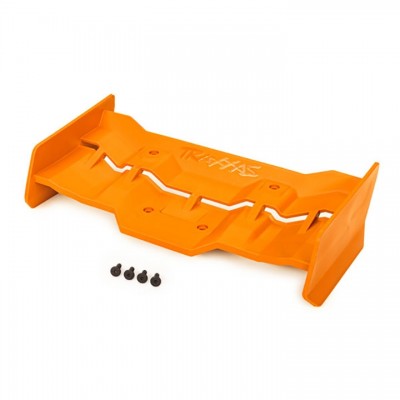 [ܼ] AX7821T [Traxxas] AX7821T Wing, orange/ 4x12mm FCS (4)