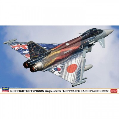 [���ܼ�] BH02430 [Hasegawa] BH02430 1/72 Eurofighter Typhoon Single Seater Luftwaffe Rapid Pacific 2022