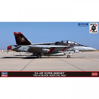 [ܼ] BH02429 [Hasegawa] BH02429 1/72 F/A-18F Super Hornet VFA-41 Black Aces CAG 2022