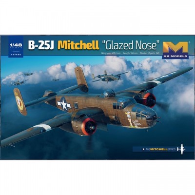 [ܼ] BKF008 [HK Model] BKF008 1/48 B-25J Mitchell Glazed Nose