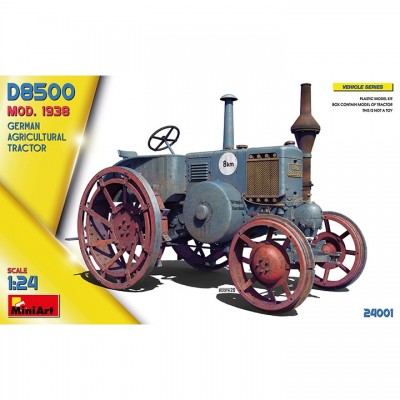 [ܼ] BE24001 [Miniart] BE24001 1/24 German Agricultural Tractor D8500 Mod.1938