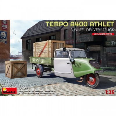 [ܼ] BE38032 [Miniart] BE38032 1/35 Tempo A400 Athlet 3-Wheel Delivery Truck