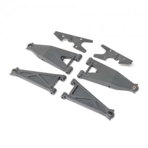 [TEAM LOSI] Front Suspension Arm Set, Gray: RZR Rey 
