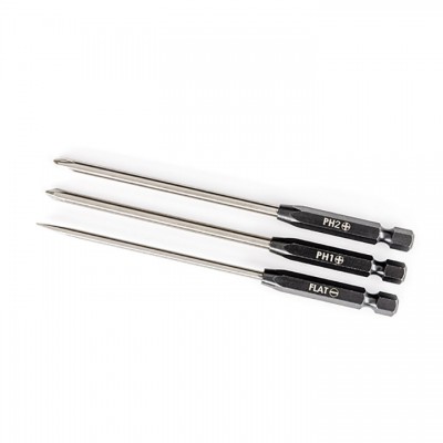[ܼ] AX8714 [Traxxas] AX8714 Speed Bit Set,screwdriver,3-piece straight-3mm slotted, 1 Phillips, and 2 Phillips bits, 1/4 drive