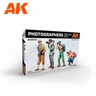 [ܼ] CAK35015 [AK interactive] CAK35015 1/35 PHOTOGRAPHERS (DIFFERENT ERAS)