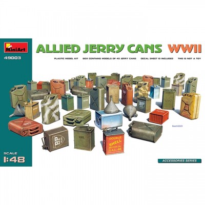 [ܼ] BE49003 [Miniart] BE49003 1/48 Allied Jerry Cans WW2