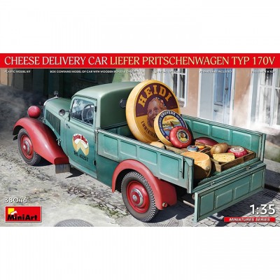 [ܼ] BE38046 [Miniart] BE38046 1/35 Cheese Delivery Car Liefer Pritschenwagen Typ 170V