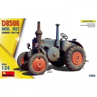 [ܼ] BE24003 [Miniart] BE24003 1/24 German Tractor D8506 Mod. 1937