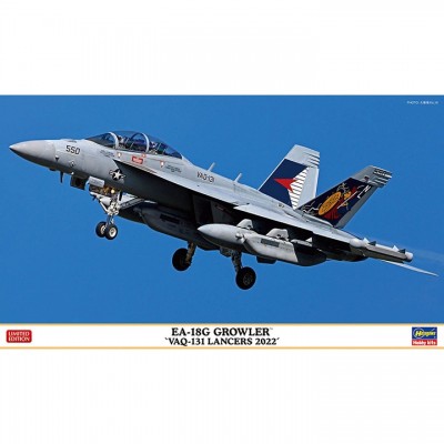 [ܼ] BH02432 [Hasegawa] BH02432 1/72 EA-18G Growler VAQ-131 Lancers 2022