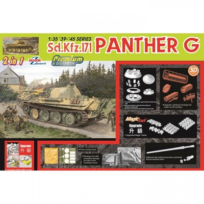 [ܼ] BD6602 [Dragon] BD6602 1/35 Sd.kfz.171 Panther G w/Magic Tracks & Aluminum Gun Barrel,3D parts