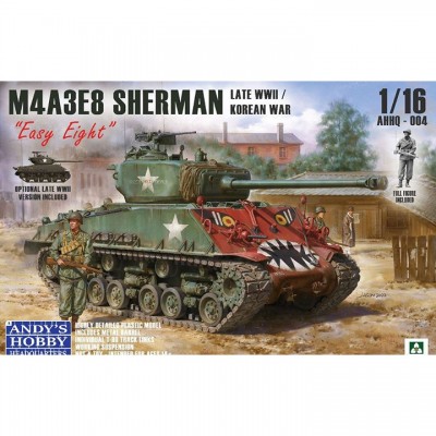 [ܼ] CDAHHQ-004 [Takom] CDAHHQ-004 1/16 M4A3E8 Sherman WWII/Korean War Sherman Easy Eight