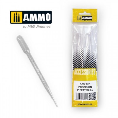 [ܼ] CG8234 [MIG AMMO] CG8234 Large Pipettes 3mL (0.1 oz) &8211; 4 pcs