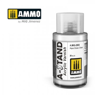 [ܼ] CG2503 [MIG AMMO] CG2503 A-STAND Aqua Gloss Clear
