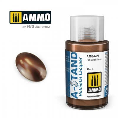 [ܼ] CG2422 [MIG AMMO] CG2422 A-STAND Hot Metal Sepia