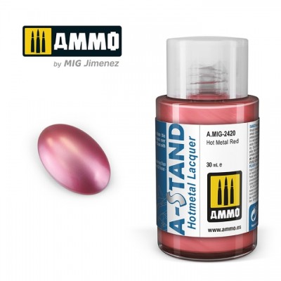 [ܼ] CG2420 [MIG AMMO] CG2420 A-STAND Hot Metal Red