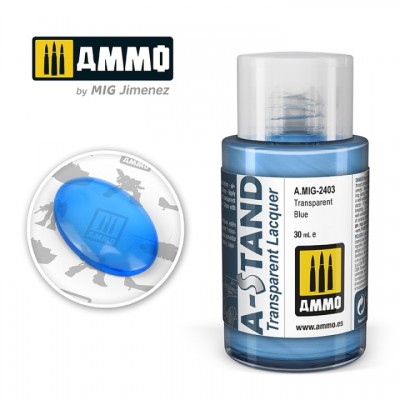[ܼ] CG2403 [MIG AMMO] CG2403 A-STAND Transparent Blue