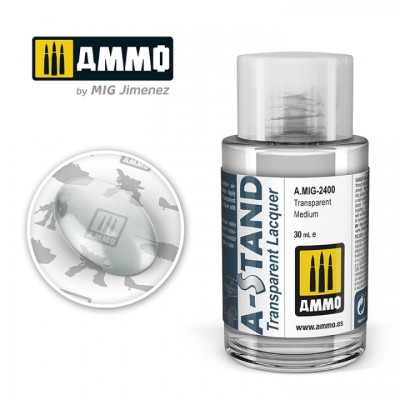 [ܼ] CG2400 [MIG AMMO] CG2400 A-STAND Transparent Medium