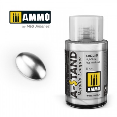 [ܼ] CG2324 [MIG AMMO] CG2324 A-STAND High-Shine Plus Aluminium