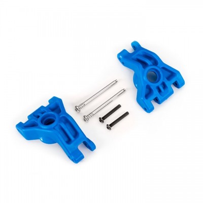 [ܼ] AX9050X [Traxxas] AX9050X Carriers,stub axle,rear,extreme heavy duty,blue-left& ight,3x41mm hinge pins(2)/3x20mm BCS(2)