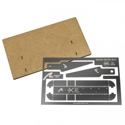 [ܼ] BA27303 [Artesania-Latina] BA27303 Micro Mitre Box with Precision Saws
