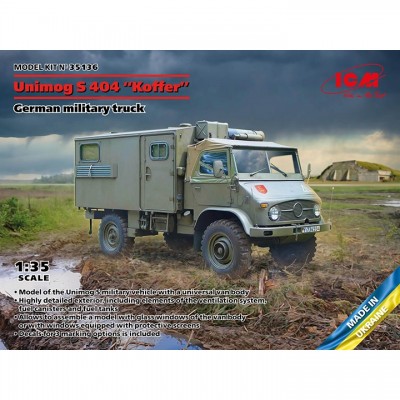 [ܼ] BICM35136 [ICM] BICM35136 1/35 Unimog 404 S Koffer German military truck