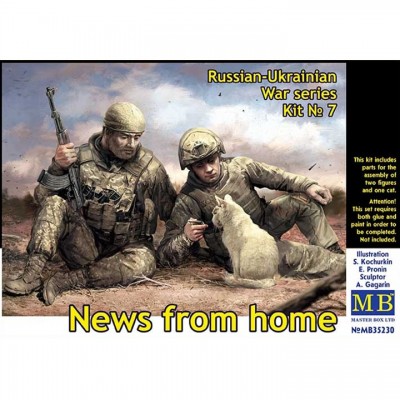 [ܼ] CM35230 [MasterBox] CM35230 1/35 Russian-Ukrainian War series, kit No 7. News from home