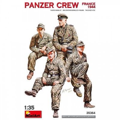 [ܼ] BE35364 [Miniart] BE35364 1/35 Panzer Crew. France 1944