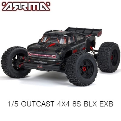 [ܼ] ARA5810V2T1 [ARRMA] 1/5 ƿĳƮ 4X4 8S BLX EXB 귯ø Ʈ Ʈ RTR, - ͸,  ʿ, DX3  ԼƮ