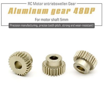 [ܼ] 11025-3218-01 [SURPASS HOBBY] 48DP Pinion Gear 7075 Aluminium 5.0mm Bore (30T)