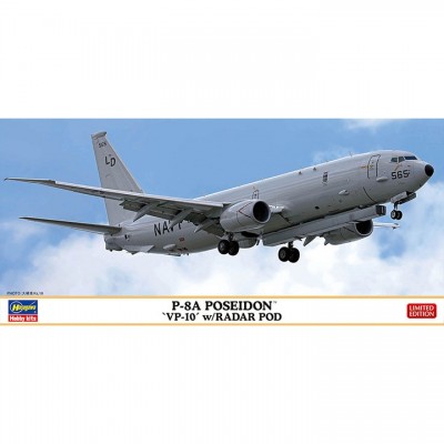 [ܼ] BH10856 [Hasegawa] BH10856 1/200 P-8A Poseidon VP-10 w/Radar Pod