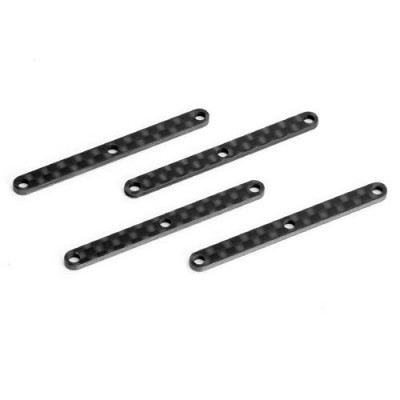 [���ܼ�] F83002-15 [SPARKO] Carbon Fiber Front Upper Arm Inserts (R=L) 1.5mm (4pcs)