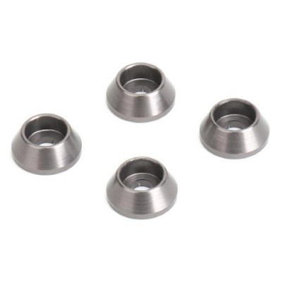 [���ܼ�] F84022 [SPARKO] Aluminum Shock Tower Washers (Titanium Color)