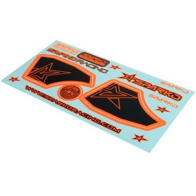 [���ܼ�] F89005-OGOP [SPARKO] Wing Sticker-Orange for Optional