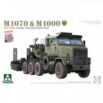 [ܼ] BT5021 [Takom] BT5021 1/72 M1070 & M1000 70 Ton Tank Transporter