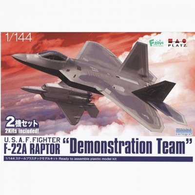 [ܼ] BPPF-64 [PLATZ] BPPF-64 1/144 F-22A Raptor Demostration Team (2 Sets)