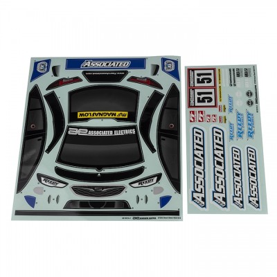 [ܼ] AA31918 [TEAM ASSOCIATED] AA31918 Apex2 Sport ST550 Decal Sheet