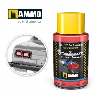 [ܼ] CG0360 [MIG AMMO] CG0360 Cobra Motor Red Transparent