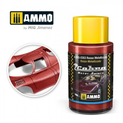 [ܼ] CG0353 [MIG AMMO] CG0353 Cobra Motor Rosso Metallizzato