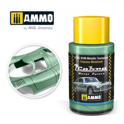 [ܼ] CG0349 [MIG AMMO] CG0349 Cobra Motor Metallic Tourquoise
