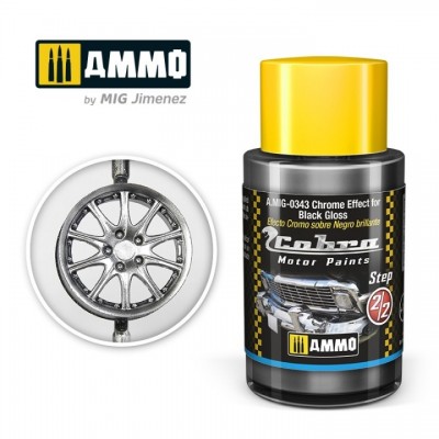 [ܼ] CG0343 [MIG AMMO] CG0343 Cobra Motor Chrome Effect for Black Gloss