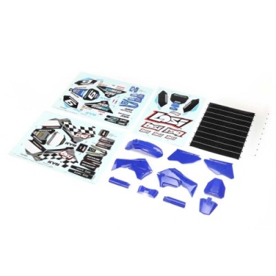 [���ܼ�] LOS260001 [TEAM LOSI] Blue Plastics with Wraps: Promoto-MX