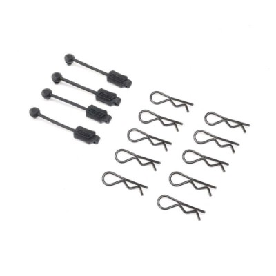 [���ܼ�] LOS266000 [TEAM LOSI] Body Clip (10) & Leash (4): Promoto-MX
