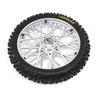 [���ܼ�] LOS46006 [TEAM LOSI] Dunlop MX53 Front Tire Mounted, Chrome: PM-MX