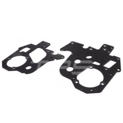 [���ܼ�] LOS361000 [TEAM LOSI] Carbon Chassis Plate Set: Promoto-MX