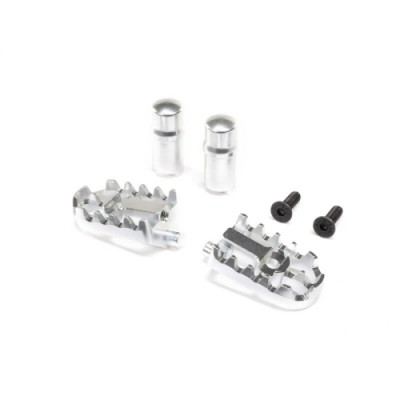[���ܼ�] LOS361001 [TEAM LOSI] Aluminum Foot Pegs, Silver: Promoto-MX