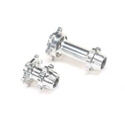 [���ܼ�] LOS362005 [TEAM LOSI] Aluminum Hub Set, Machined, Silver : Promoto-MX