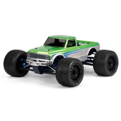 [ܼ] PRO322700 [PROLINE-RACING] 3227-00 72 Chevy C10 Long Bed Body, Clear:Revo 3.3,LST,MGT,Revo 3.3,Savage