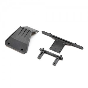 [TEAM LOSI] LOS211031 Bumper, Body Mounts: Mini JRXT 