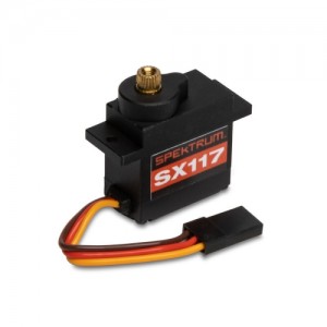 [SPEKTRUM] SX117 Micro Servo Metal Gear / Case 