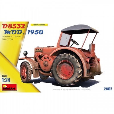 [ܼ] BE24007 [Miniart] BE24007 1/24 German Traffic Tractor D8532 Mod.1950
